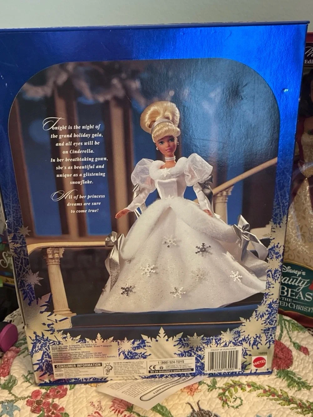 Disney Holiday Princess Cinderella Doll - White & Blue Gown